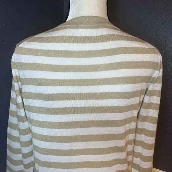 Veronica Beard Florrie Striped Knit Pullover - Picture 10 of 11